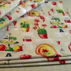 Lovely remake of vintage fabric curtains